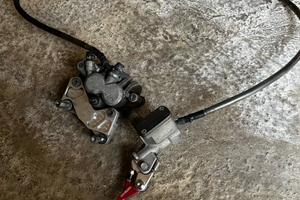 impianto frenante cr 125, catena 520