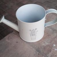 Piccolo Innaffiatoio linea Bizzotto bianco metallo