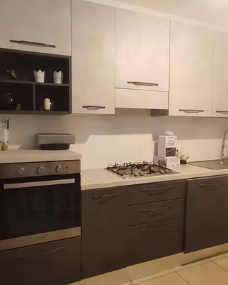 Cucina di due anni con lavastoviglie 