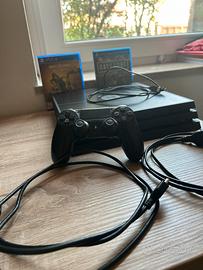 Playstation 4 pro + controller + 2 giochi
