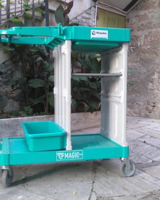 carrello per pulizie