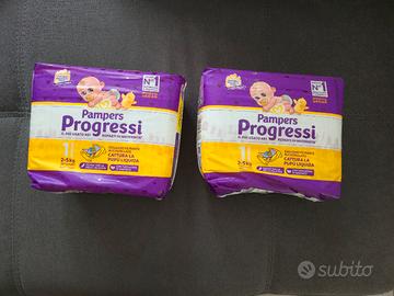 56 Pannolini Pampers Progressi Taglia 1
