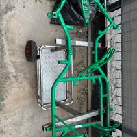 Telaio TONY KART, sedile, carene Parolin, supporti