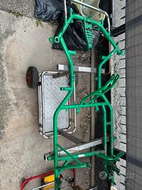 Telaio TONY KART, sedile, carene Parolin, supporti
