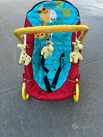 Sdraietta dondolo neonati bambini giraffe