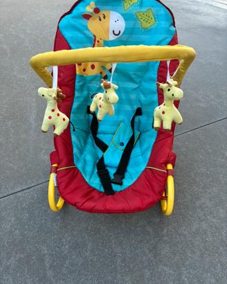 Sdraietta dondolo neonati bambini giraffe