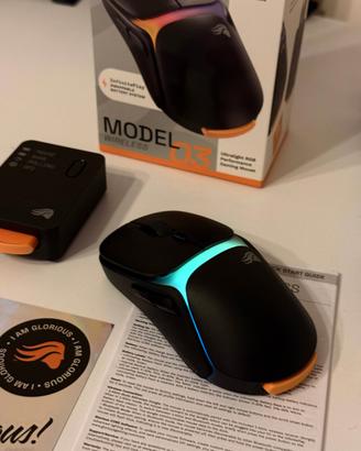 Glorius Model O3 wireless gaming mouse