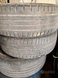  gomme con cerchi in lega opel corsa 