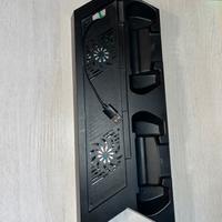 Base ricarica controller ps4 e ventola