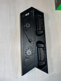 Base ricarica controller ps4 e ventola