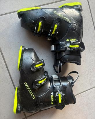 Scarponi sci bambino taglia 33