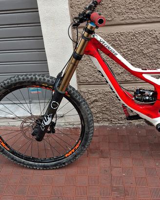 specialized demo 8 2014 red&white costum