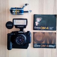 Olympus OM-4 35mm SLR Body + Winder Film Camera OM