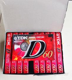 10 Musicassette TDK D60 POSITION NORMAL