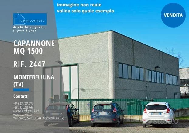 Capannone 1500 mq Montebelluna (TV) Rif. 2447