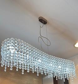 Lampadario cristallo cometa