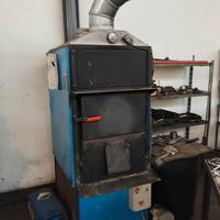 Generatore aria calda a legna-gas-gasolio