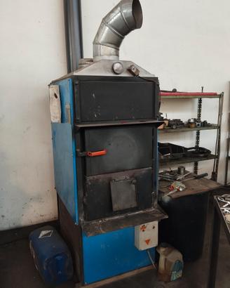 Generatore aria calda a legna-gas-gasolio