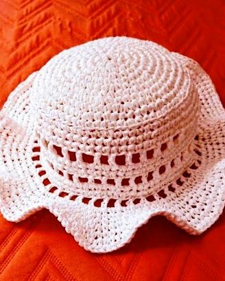Cappello donna bianco 