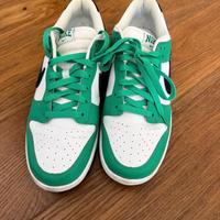 Nike Dunk Low verde/bianca taglia 42.5