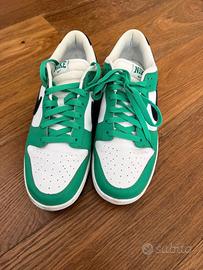Nike Dunk Low verde/bianca taglia 42.5