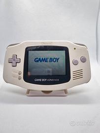 Game Boy Advance bianco console Nintendo vintage
