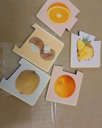 Puzzle associazione in legno Eichhorn
