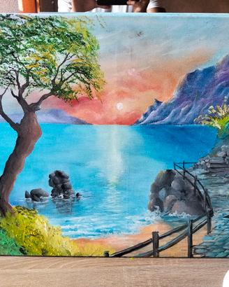 quadro olio su tela 