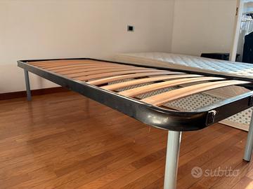 Rete letto singolo Permaflex a doghe in legno