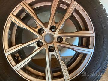 Cerchi il lega 17 pollici nissan qashqai, 5 fori