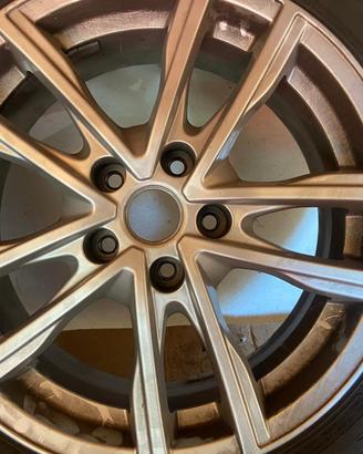 Cerchi il lega 17 pollici nissan qashqai, 5 fori