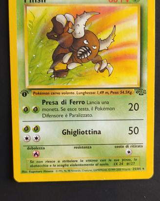 Pinsir 25/64 Jungle Rara Prima Edizione