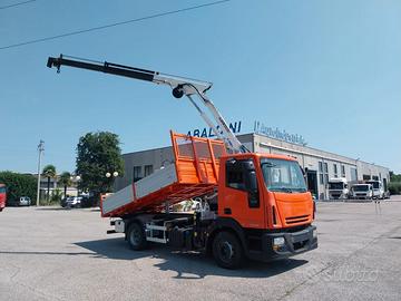 Iveco Eurocargo 120E18 P gru e ribaltabile