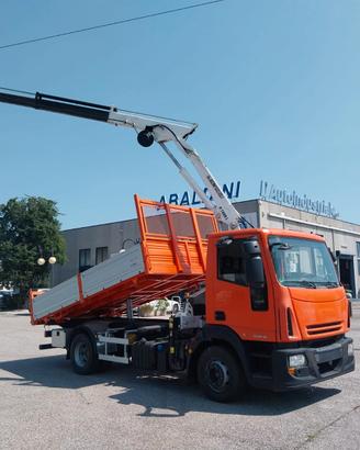 Iveco Eurocargo 120E18 P gru e ribaltabile