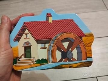 Scatola porta merenda in metallo prodotta per i 50