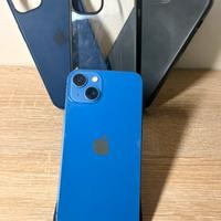 🍎iphone 13 128gb blu + cover