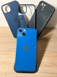 🍎iphone 13 128gb blu + cover