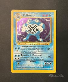 Poliwrath prima edizione set base pokemon spagnolo