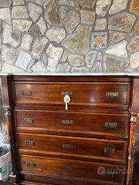 Como antico in legno massello restaurato