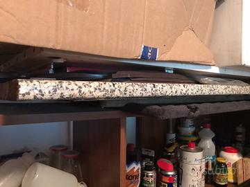 2 Banchi da fissaggio a parete ripiegabili 130x40