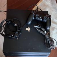 PS4 pro (a 200€) + 8 videogiochi (a 7 € l’uno)