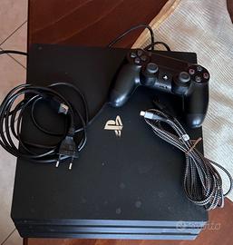 PS4 pro (a 200€) + 8 videogiochi (a 7 € l’uno)