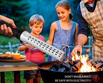 Accendifuoco elettrico per BBQ/camino/stufe