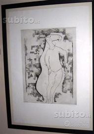 Marino Marini, acquaforte ORIGINALE Mambor biggi