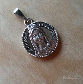 VECCHIA MEDAGLIA DELLA MADONNA DI FATIMA - CON NOM