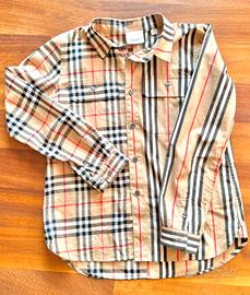 Burberry - Camicia in cotone Check bambino