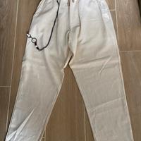 Pantalone lino uomo
