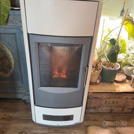 Stufa a pellets Piazzetta SP40/F01 canalizzata