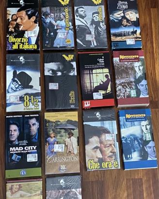 Lotto 18 vhs da collezione allegate all'unita'