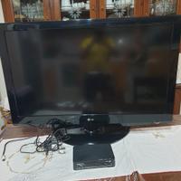 TELEVISORE HD 43 POLLICI LG E DECODER SATELLITARE 